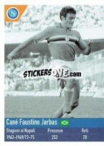 Sticker Cane' Faustino Jabras - SSC Napoli 2020-2021 - Erredi Galata Edizioni