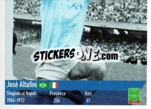 Sticker Jose' Altafini - SSC Napoli 2020-2021 n. 203 - Erredi Galata Edizioni