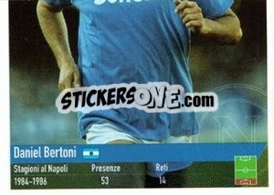Sticker Daniel Bertoni - SSC Napoli 2020-2021 n. 209 - Erredi Galata Edizioni