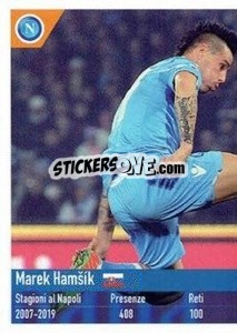 Cromo Marek Hamsik - SSC Napoli 2020-2021 n. 218 - Erredi Galata Edizioni