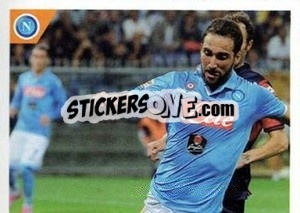 Sticker Gonzalo Higuain - SSC Napoli 2020-2021 n. 220 - Erredi Galata Edizioni