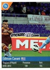 Sticker Edinson Cavani - SSC Napoli 2020-2021 n. 222 - Erredi Galata Edizioni