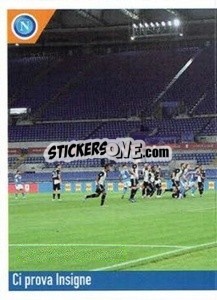 Sticker Ci Prova Insigne - SSC Napoli 2020-2021 - Erredi Galata Edizioni