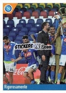 Sticker Rigorosamente - SSC Napoli 2020-2021 - Erredi Galata Edizioni