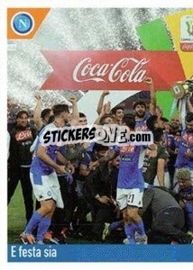 Sticker E Festa Sia - SSC Napoli 2020-2021 - Erredi Galata Edizioni