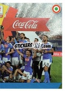 Sticker E Festa Sia - SSC Napoli 2020-2021 - Erredi Galata Edizioni