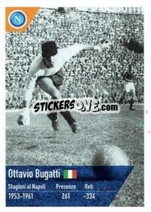 Sticker Ottavio Bugatti - SSC Napoli 2020-2021 - Erredi Galata Edizioni