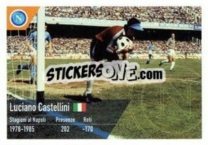 Cromo Luciano Castellini - SSC Napoli 2020-2021 - Erredi Galata Edizioni