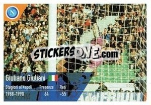 Sticker Giuliano Giuliani - SSC Napoli 2020-2021 n. 287 - Erredi Galata Edizioni