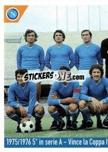 Sticker 5^ In Serie A - Vince La Coppa Italia - SSC Napoli 2020-2021 - Erredi Galata Edizioni