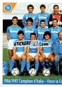 Cromo Campione D'Italia - Vince La Coppa Italia - SSC Napoli 2020-2021 n. A13 - Erredi Galata Edizioni
