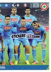 Sticker 3^ In Serie A - Vince La Coppa Italia - SSC Napoli 2020-2021 - Erredi Galata Edizioni