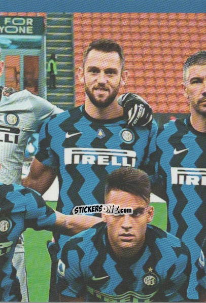 Figurina Team - F.c. Inter 2020-2021 n. 4 - Euro Publishing