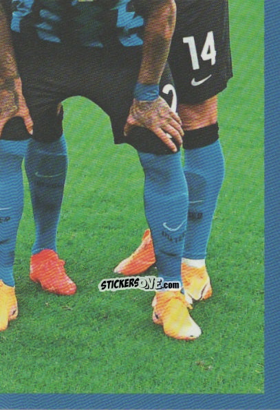 Figurina Team - F.c. Inter 2020-2021 n. 9 - Euro Publishing