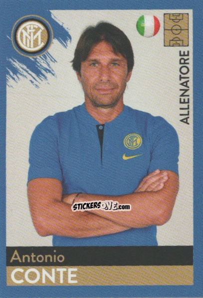 Sticker Antonio Conte - F.c. Inter 2020-2021 n. 36 - Euro Publishing