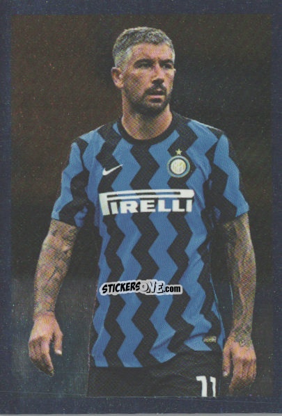 Sticker Kolarov - F.c. Inter 2020-2021 n. 44 - Euro Publishing
