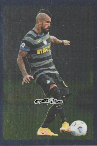 Figurina Vidal - F.c. Inter 2020-2021 n. 55 - Euro Publishing