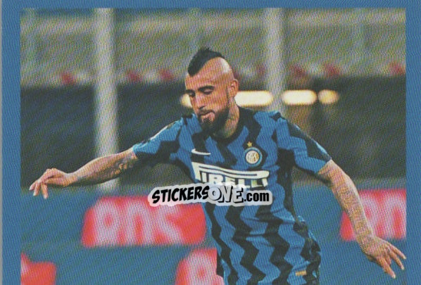 Figurina Vidal - F.c. Inter 2020-2021 n. 56 - Euro Publishing