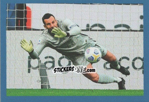 Sticker Handanovic - F.c. Inter 2020-2021 n. 70 - Euro Publishing