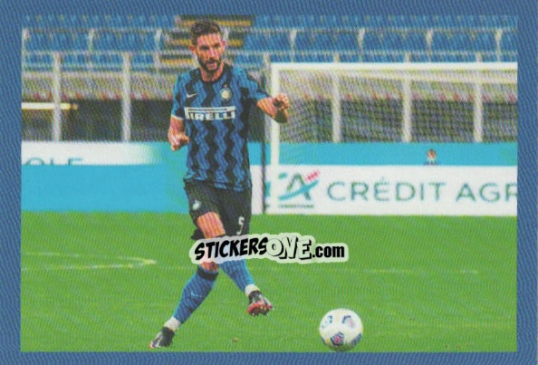 Sticker Gagliardini - F.c. Inter 2020-2021 n. 130 - Euro Publishing