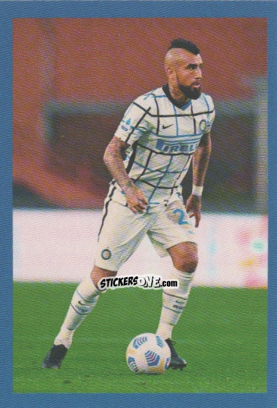 Figurina Vidal - F.c. Inter 2020-2021 n. 154 - Euro Publishing