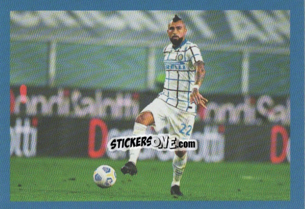Figurina Vidal - F.c. Inter 2020-2021 n. 155 - Euro Publishing