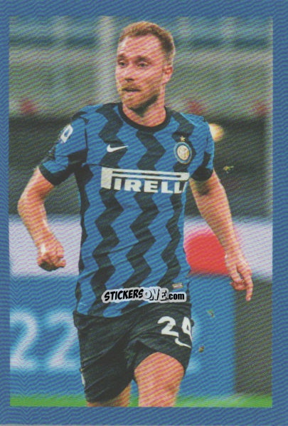 Sticker Eriksen - F.c. Inter 2020-2021 n. 165 - Euro Publishing