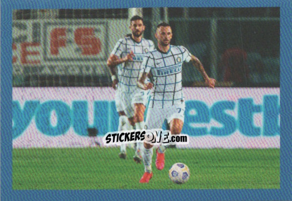 Sticker Brozovic - F.c. Inter 2020-2021 n. 175 - Euro Publishing