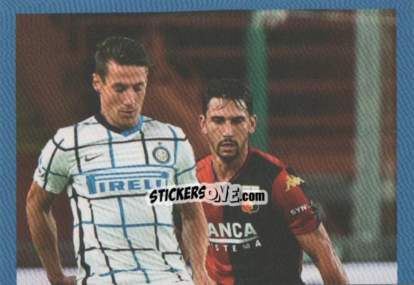 Sticker Pinamonti - F.c. Inter 2020-2021 n. 192 - Euro Publishing