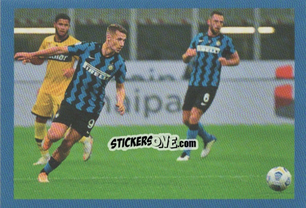Sticker Pinamonti - F.c. Inter 2020-2021 n. 195 - Euro Publishing