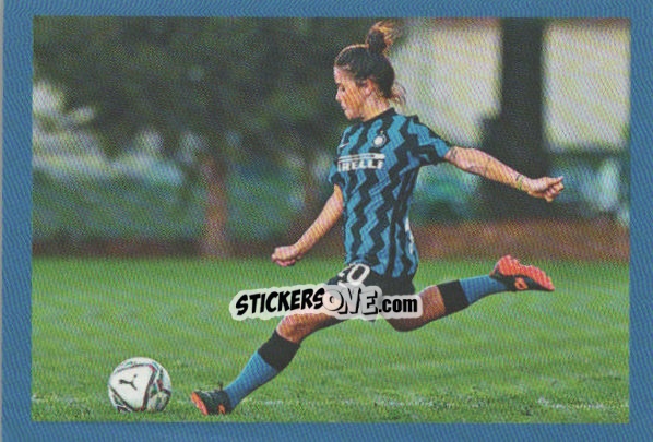 Sticker Prima Squadra Femminile - F.c. Inter 2020-2021 n. 196 - Euro Publishing