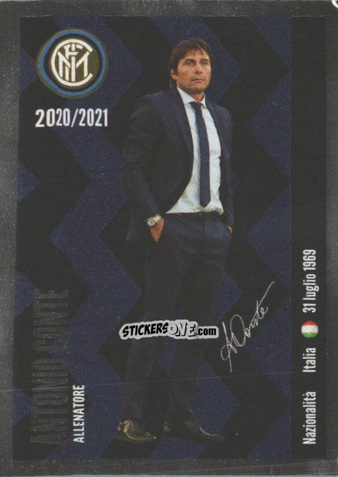 Sticker Conte - F.c. Inter 2020-2021 n. I1 - Euro Publishing