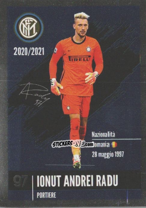 Sticker Radu - F.c. Inter 2020-2021 n. I5 - Euro Publishing