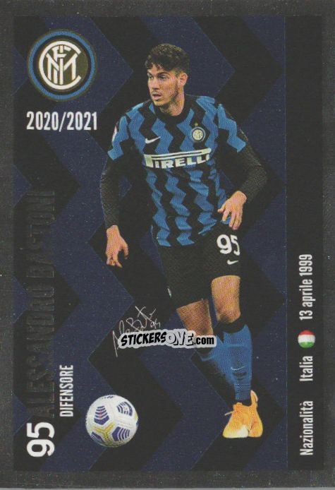 Cromo Bastoni - F.c. Inter 2020-2021 n. I12 - Euro Publishing