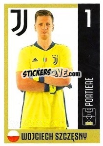 Sticker Wojciech Szczesny - Juventus 2020-2021 n. 13 - Euro Publishing