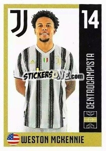 Sticker Weston Mckennie - Juventus 2020-2021 n. 26 - Euro Publishing