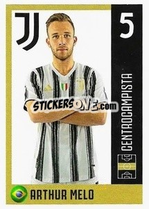 Sticker Arthur - Juventus 2020-2021 n. 27 - Euro Publishing