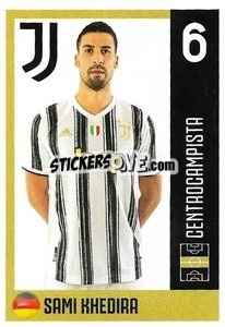 Cromo Sami Khedira - Juventus 2020-2021 n. 31 - Euro Publishing