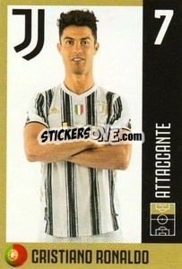 Sticker Cristiano Ronaldo - Juventus 2020-2021 n. 32 - Euro Publishing