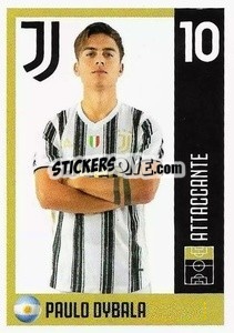 Sticker Paulo Dybala - Juventus 2020-2021 n. 33 - Euro Publishing