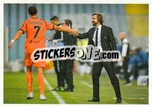 Sticker Andrea Pirlo - Juventus 2020-2021 n. 76 - Euro Publishing