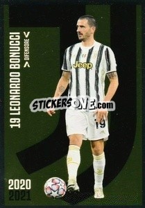 Sticker Bonucci - Juventus 2020-2021 n. J6 - Euro Publishing
