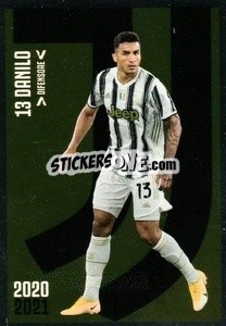Sticker Danilo - Juventus 2020-2021 n. J8 - Euro Publishing