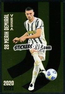 Sticker Demiral - Juventus 2020-2021 n. J10 - Euro Publishing