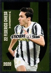 Sticker Chiesa - Juventus 2020-2021 - Euro Publishing