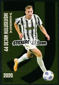 Sticker Kulusevski - Juventus 2020-2021 n. J13 - Euro Publishing