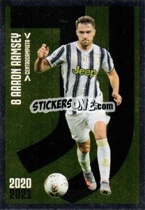 Sticker Ramsey - Juventus 2020-2021 - Euro Publishing