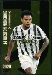 Sticker Mckennie - Juventus 2020-2021 - Euro Publishing