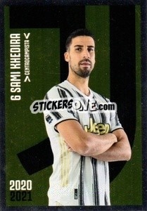 Sticker Khedira - Juventus 2020-2021 n. J20 - Euro Publishing