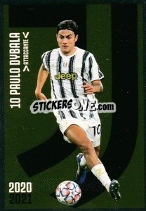 Sticker Dybala - Juventus 2020-2021 n. J22 - Euro Publishing